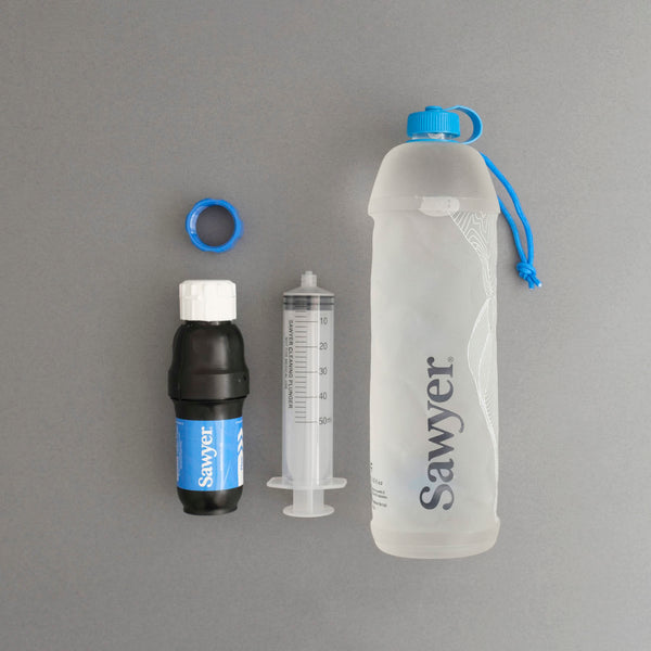 SAWYER SQUEEZE FILTER WITH CNOC PREMIUM 1L BOTTLE / ソーヤー スクイーズフィルター クノック 1L ボトル