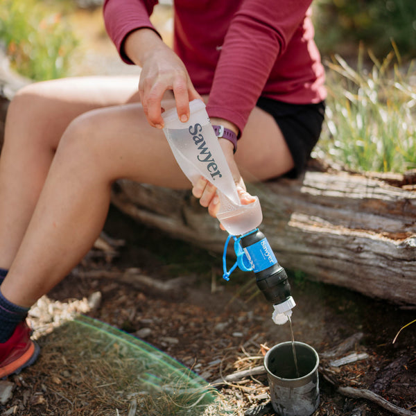 SAWYER SQUEEZE FILTER WITH CNOC PREMIUM 1L BOTTLE / ソーヤー スクイーズフィルター クノック 1L ボトル